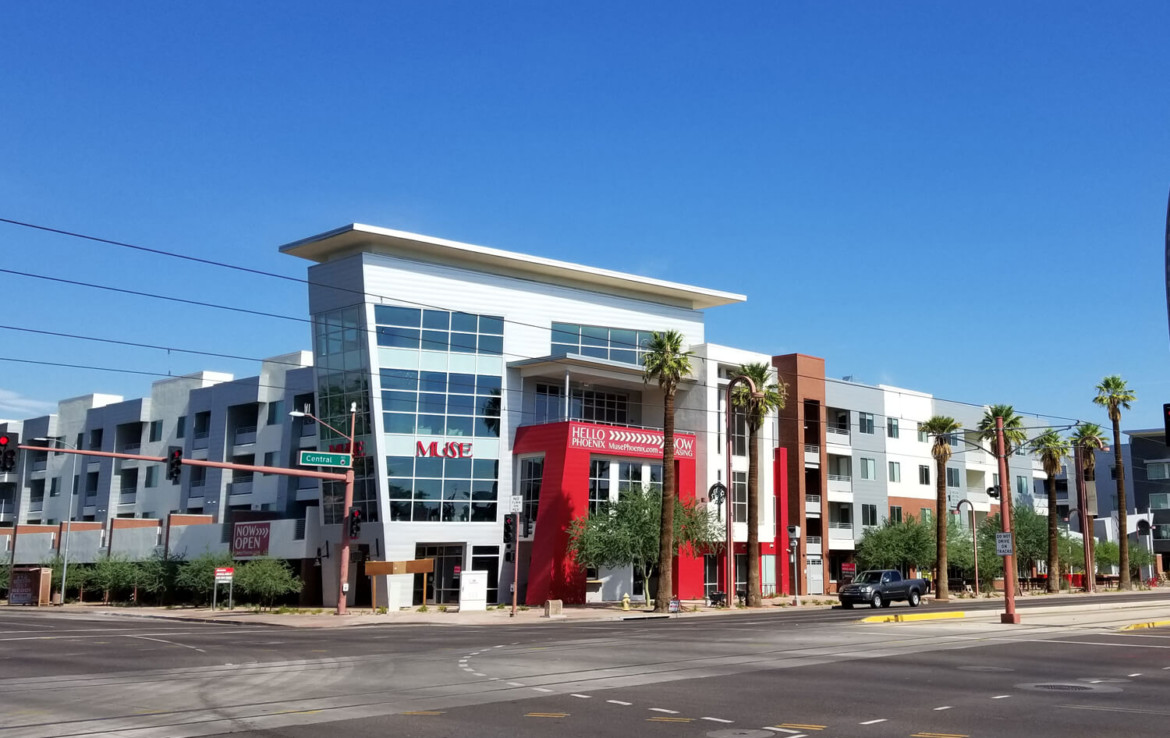 Apartment building in downtown Phoenix