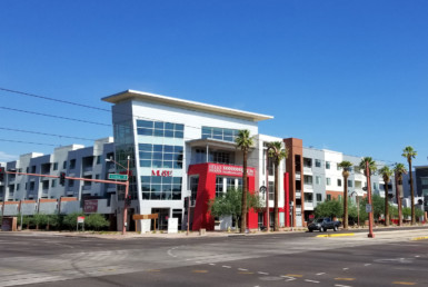 Apartment building in downtown Phoenix