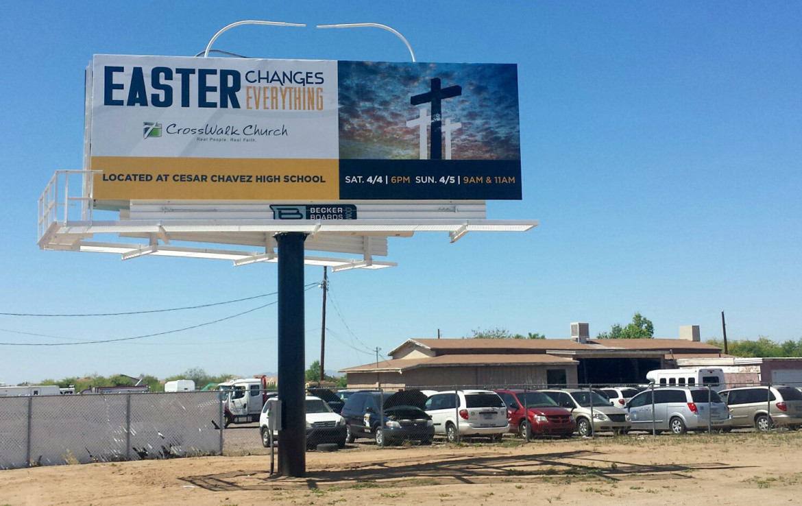 Redevelopment with billboard Maricopa County, Arizona